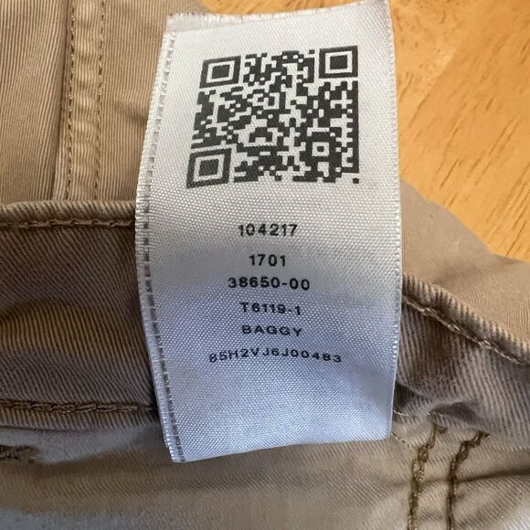 True Religion Baggy Tapered Shorts‎ 11” Men’s Khaki FLAW - Picture 8 of 12